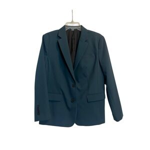 Suitshop Women's Teal Suit Jacket Size 8 Short
